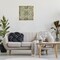 Stupell Industries Symmetric Flower Pattern Framed Floater Canvas Wall Art Design by Grace Popp
